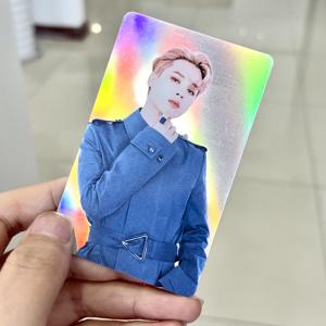 Carte postale couleur double face personnalisée de haute qualité kpop holographique Kpop pour collection - Product Image 3