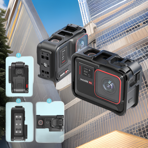 AMagisn Amagic Insta360 Ace Pro Bunny Cage 2-Frame Sports AC01-B Soporte para Cámara de Grabación Horizontal y Vertical con Soporte para Logotipo/Gráficos - Product Image 1