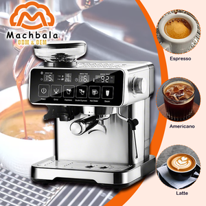 Máquina de Espresso Profesional de 20 Bares <span class=keywords><strong>para</strong></span> el Hogar con Molinillo de Granos de Café, Máquina de Café Espresso y Cappuccino Personalizada de Fábrica - Product Image 3