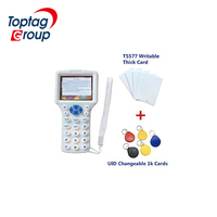 Decodificador de Tarjetas Inteligentes RFID NFC 13.56MHz/125KHZ, Copiador de Llaves ABS, Lector/Grabador de Tarjetas IC ID, Sistema de Control de Acceso ISO 14443A