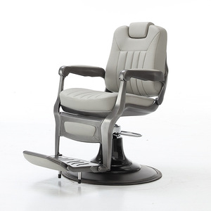 Sillón de Barbería de Metal de Alta Gama, Estilo Americano, con Reposabrazos Giratorios, para Peluquería y Estética Masculina - Product Image 5
