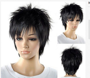 Parrucche Sintetiche Nere Soffici e Voluminose per <span class=keywords><strong>Uomo</strong></span>, Vendita all'Ingrosso dalla Fabbrica Aishili - Product Image 1