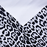 Tissu PU Écologique Imperméable en Similicuir Doux à Motif Animal Personnalisé, Imprimé Léopard pour Chaussures et Canapés