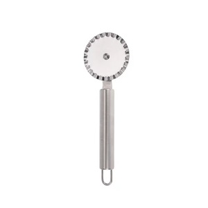 Alta calidad respetuoso con el medio ambiente grado alimenticio Premium 430 Acero inoxidable <span class=keywords><strong>Pizza</strong></span> cortador rueda hogar <span class=keywords><strong>Pizza</strong></span> cuchillo - Product Image 6