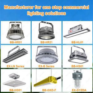 ไฟพื้นที่แบบ LED ของ ATEX 60W 100W โคมไฟกันระเบิดในคลังสินค้า - Product Image 6
