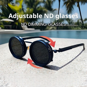 Wholesale Novax Handmade Nd9 <b>Adjustable</b> Dimming Sunglasses Fishing Filter <b>Glasses</b> UV Resistant Personalized Polarized Cool - Product Image 2
