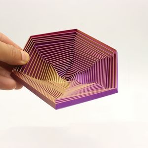 Juguete Fractal Fidget Hexagonal - Juguete Sensorial Impreso en 3D, Cubo Infinito para Adultos, Juguete Giratorio de Escritorio, Juguetes para la Punta de los Dedos - Product Image 1