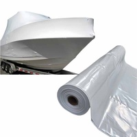 Película Retráctil Blanca Anti-UV de Grado Industrial, Rollo de Película Retráctil Impermeable para Barcos y Embalaje de Alta Resistencia
