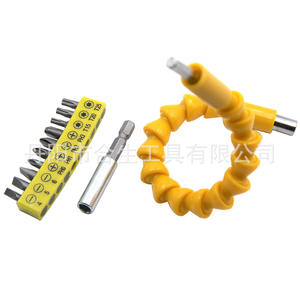 Mr <b>Drill</b> Flexible <b>Bit</b> Set 10pc With Universal Shaft And Extension Bar For Auto Repair Tools - Product Image 2