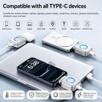 Chargeur intelligent 140W à déconnexion automatique avec détection de charge complète par IA et séparateur d'éjection pour la protection des batteries de téléphones, tablettes et ordinateurs portables Type-C
