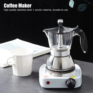 Vente chaude Cuisinière 2 en 1 cafetière italienne Moka pot espresso greca cafetière infuseur <span class=keywords><strong>percolateur</strong></span> <span class=keywords><strong>café</strong></span> <span class=keywords><strong>moulu</strong></span> moka pot - Product Image 6
