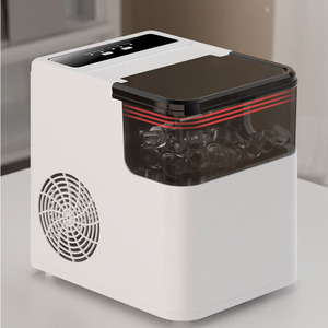 Mini máquina automática para hacer hielo portátil para el hogar Máquina para hacer hielo de alta calidad para uso doméstico Máquina para hacer hielo inteligente fácil de limpiar - Product Image 1
