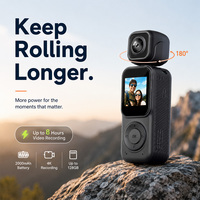Kamera Aksi 4K Portabel dengan WiFi dan Pratinjau Aplikasi untuk Olahraga Luar Ruangan, Perjalanan, dan Vlog Harian