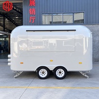 Camion de restauration mobile certifié CE Allbetter, chariot de restauration remorquable, chariot à hot-dogs, camion à pizzas pour événements sportifs
