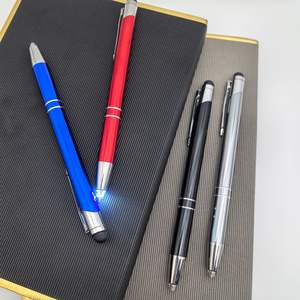 Pulpen LED Olahraga 3 in 1 dengan Logo Kustom, Tinta Multi-Warna, Pulpen Hadiah Promosi Logam - Product Image 3