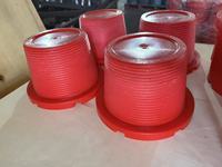 Protecteur de filetage de tuyau de forage NC77, boîte à broches en plastique robuste API, capuchon de filetage pour outils de forage pétrolier