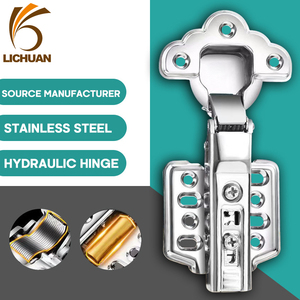 Charnières hydrauliques personnalisables pour portes, armoires et autres meubles – Charnière à coupelle <span class=keywords><strong>de</strong></span> 35 mm en acier inoxydable <span class=keywords><strong>de</strong></span> type avion - Product Image 2