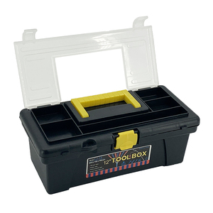 U-WORTHY U-LJ-12 12 Inch Lightweight Durable Portable <strong>Tool</strong> <strong>Box</strong> <strong>Storage</strong> for Woodworker Electrician Home Hardware Parts Case - Product Image 3