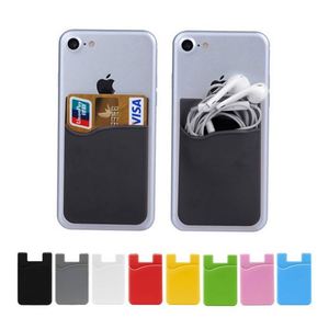 Tarjetero de Silicona con Logotipo Personalizado, Cartera para Teléfono Móvil, Soporte de Silicona Adhesivo para Tarjetas - Product Image 4