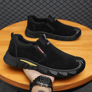 Zapatos de Piel de Cerdo Genuina para Hombre, Tallas Grandes, Moda Primavera-Verano, Estilo Slip-On, con Forro de Tela de Algodón y Plantilla de EVA - Product Image 2