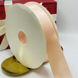 Ruban en satin aux tons pastel, palette de couleurs douces pour les fêtes nuptiales et les événements romantiques - Product Image 3