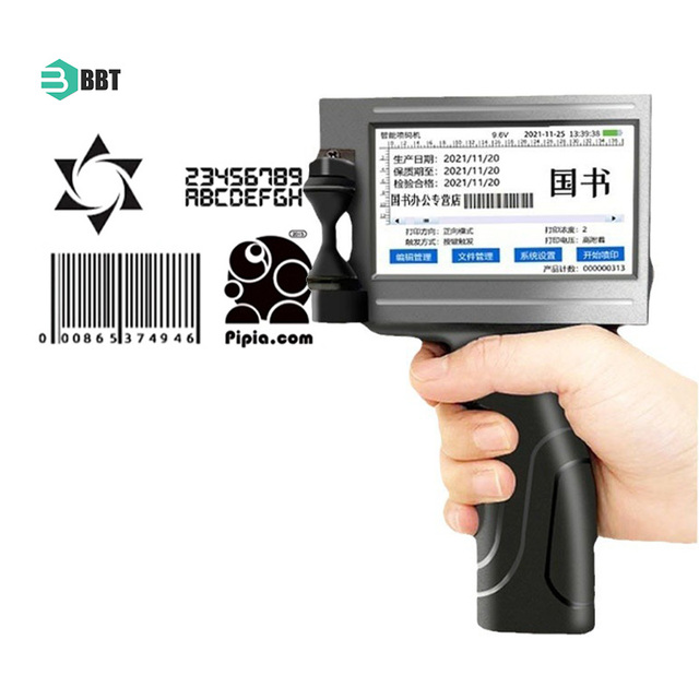 Digital Label Printing Machine Automatic Label Printer Sticker Machine Small Hand Held Inkjet Printer