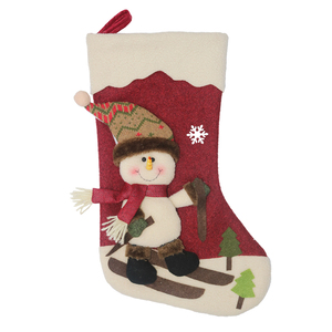 Lot <span class=keywords><strong>de</strong></span> 3 chaussons <span class=keywords><strong>de</strong></span> <span class=keywords><strong>Noël</strong></span> personnalisés <span class=keywords><strong>de</strong></span> 18 pouces avec bonhomme <span class=keywords><strong>de</strong></span> neige Chaussettes <span class=keywords><strong>de</strong></span> <span class=keywords><strong>Noël</strong></span> en peluche 3D faites à la main pour la décoration <span class=keywords><strong>de</strong></span> <span class=keywords><strong>Noël</strong></span> - Product Image 3