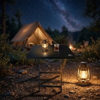 Table pliante compacte et légère en aluminium, moderne, imperméable, portable, pour pique-nique, camping, repas en plein air, mobilier d'extérieur