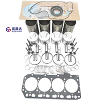 Kit de révision moteur complet : segments de piston, coussinets de bielle, coussinets de vilebrequin, jeu complet de joints pour mini-pelles C3.4B, 804D, 33T