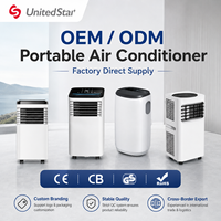 Climatiseur portable 3-en-1, plusieurs modèles disponibles pour chambre à coucher, chambre de location, cuisine, bureau et petits espaces commerciaux