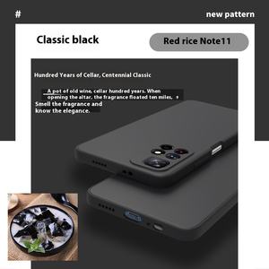 Redmi Note <span class=keywords><strong>11</strong></span> Protecteur d'objectif tout compris Rubik's Cube Style <span class=keywords><strong>coque</strong></span> en silicone liquide <span class=keywords><strong>coque</strong></span> souple TPU tout pour <span class=keywords><strong>iPhone</strong></span> couleur rouge Redmi - Product Image 6