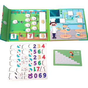 Calme bébé jouet livre unisexe infantile éducation précoce bande <span class=keywords><strong>magique</strong></span> larme et coller cartes maternelle illumination papier jouet - Product Image 3