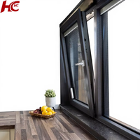 Ventanas Corredizas de Aleación de Aluminio Modernas a Precio de Fábrica, Rotura de Puente Térmico, Acero Inoxidable, Tamaños Personalizados para Proyectos de Balcones y Villas