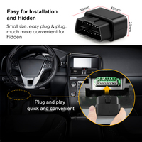 Dispositif de suivi automobile sans fil MiCODUS MV33 pour la gestion de flotte, petite taille, géo-clôture, OBD2, traceur GPS avec application gratuite