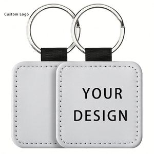 Llaveros de Acero Inoxidable con Cuero PU, Diseños Festivos Ecológicos para Navidad y Año Nuevo - Product Image 6