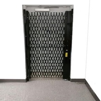 Grille de protection métallique pliable pour fenêtre et porte, surface en acier inoxydable, revêtement en poudre, grille de sécurité rétractable, porte extensible