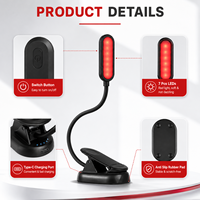 Lampe de nuit intelligente portable rechargeable à LED USB pour enfants, aide au sommeil par lumière rouge saine