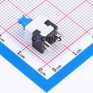 K8-8081D-L1 Push Button Switch Through hole Component (THT) Switch Self-Locking Rectangle Plunger Through Hole 100mA - Product Image 2