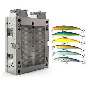 Aluminum Injection Soft Plastic Lure Mold For Fishing Saltwater 3D