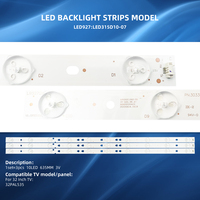 Bande de rétroéclairage LED de remplacement pour TV LCD 32 pouces 32PAL535 LE32B310N LED315D10 32E3000B LE32A7100L 32E3000C LED315D10-07 LC320D