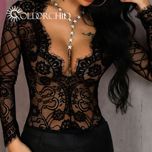 Vêtements de nuit sexy pour femmes matures, transparents, à bretelles, avec décolleté plongeant, très demandés - Product Image 3