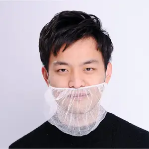 Удобные защитные маски для бороды, нетканый Латекс Без спанбонда