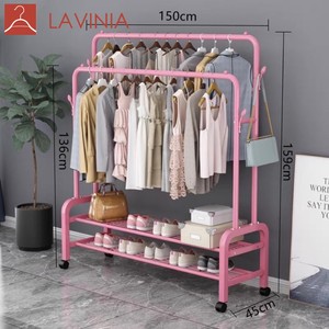 Lavinia Promotion : Porte-manteau de luxe en métal de qualité supérieure, support de rangement peu encombrant pour vêtements et accessoires - Product Image 1