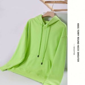 H5400 Hoodies Manufacturer Custom 25 Color 400 GSM 100% Cotton Hoodies Unisex Blank Oversized Hoodies - Product Image 2