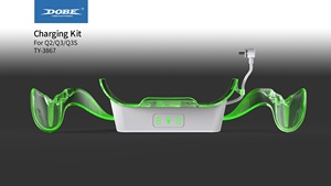 Base éclairée de charge de <span class=keywords><strong>casque</strong></span> Type-C Charge rapide avec indicateur LED Dock de charge pour accessoires <span class=keywords><strong>Oculus</strong></span> <span class=keywords><strong>Quest</strong></span> 2/<span class=keywords><strong>3</strong></span>/3S <span class=keywords><strong>VR</strong></span> - Product Image 6