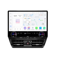 16.8" Pemutar DVD Mobil Android 13 Radio Layar Sentuh Navigasi GPS Carplay Android Auto Head Unit Monitor untuk Prado 2010-2022