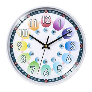 <span class=keywords><strong>Reloj</strong></span> Didáctico Infantil con Manecillas Silenciosas <span class=keywords><strong>para</strong></span> el Aprendizaje del Tiempo, Diseño Contemporáneo de Acrílico <span class=keywords><strong>para</strong></span> Sala de Estar - Product Image 6