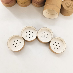 Giấy Kraft Ống Muối Gia Vị Và Thảo Mộc Bao Bì Bột Lỏng Ống Giấy <span class=keywords><strong>Container</strong></span> Với Shaker Sifter - Product Image 2