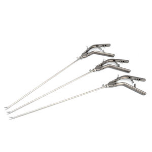 Portaagujas de instrumentos quirúrgicos laparoscópicos a precio de fábrica, portaagujas curvadas portaagujas laparoscópico de titanio - Product Image 3