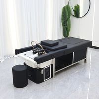 Lit de shampooing électrique thaïlandais haut de gamme, pédicure, spa capillaire thaïlandais avec massage, dossier relevable, spa capillaire avec lit de massage